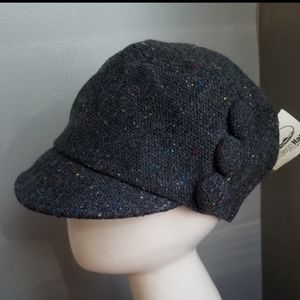 Grey wool hat